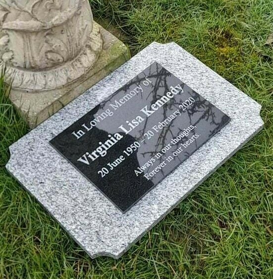 Granite Grave Marker Flat Grave Plaque Memorial Plaque Gravestone Headstone