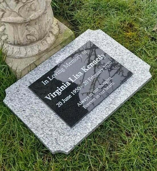 Granite Grave Marker Flat Grave Plaque Memorial Plaque Gravestone Headstone