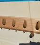 Unique Wall Claws Oak Coat Rack - Image 3