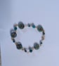 Apatite and Glass Beaded Bird Bracelet - Image 5