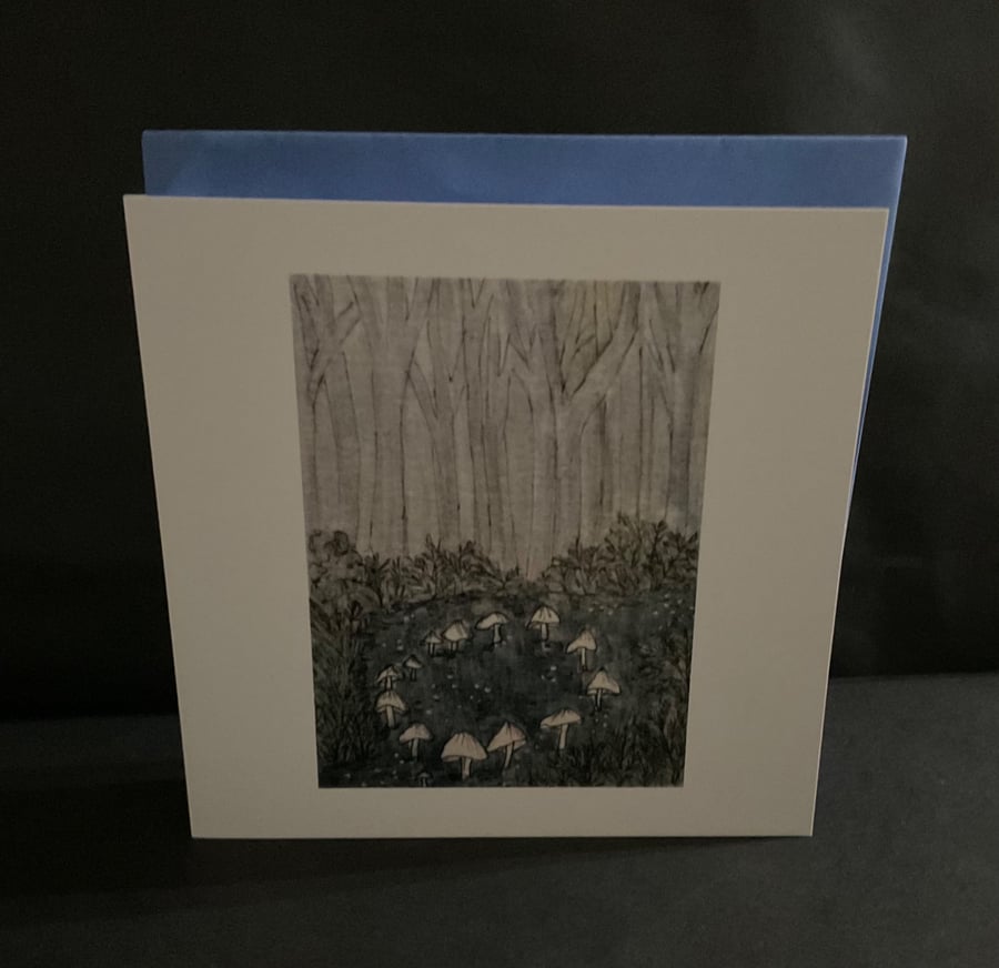 Magical Fairy ring greetings card