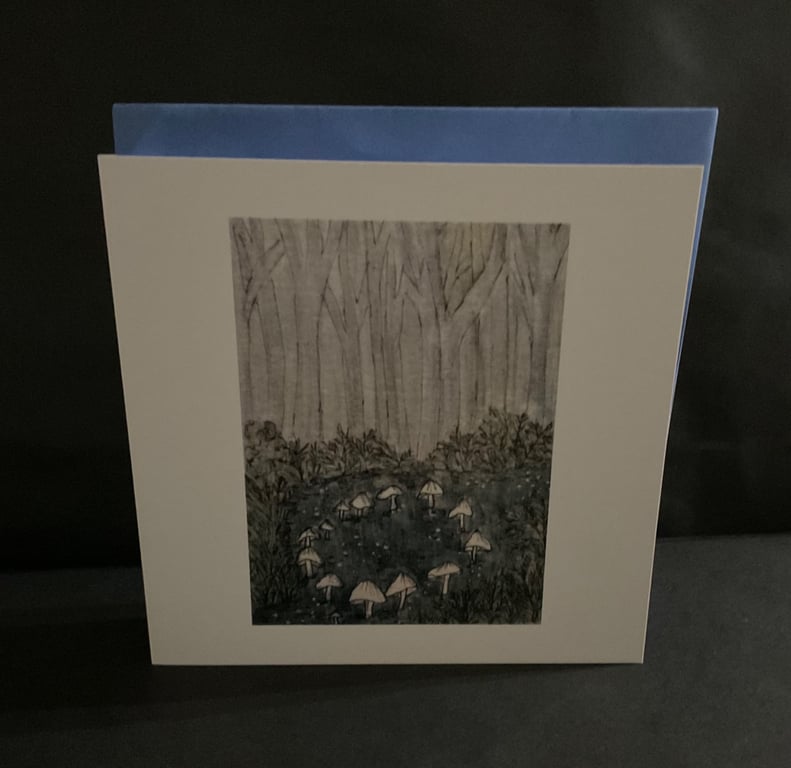 Magical Fairy ring greetings card