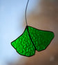Stained Glass Ginkgo Leaf Suncatcher - Image 5