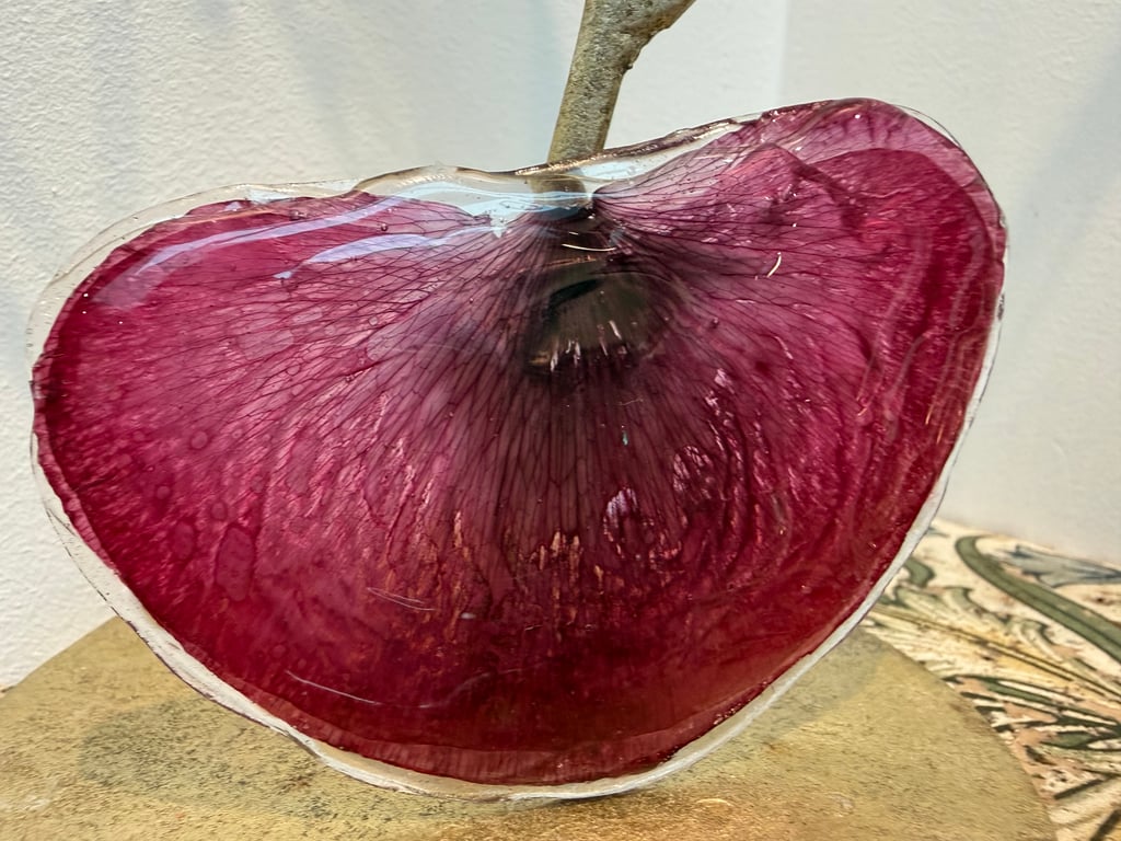 Poppy Cornish petal brooch