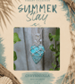 Chrysocolla and moonstone macrame necklace  - Image 2