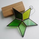 Stained Glass Star - Green
