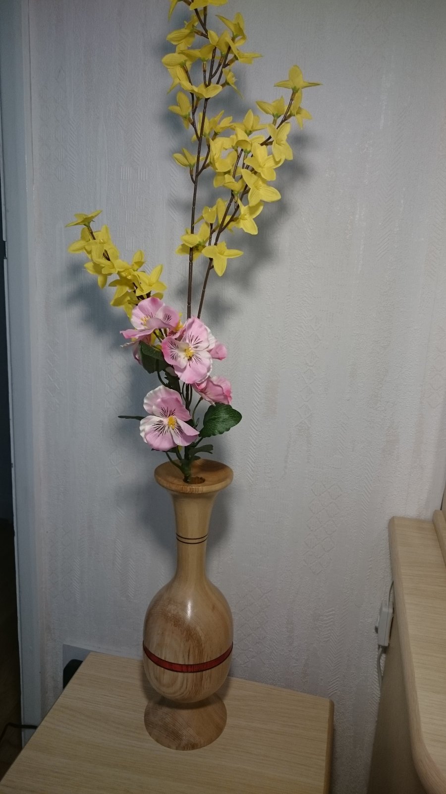 Vase (19) Decorative Handmade Wooden 