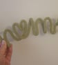 Knitted wire word,sign