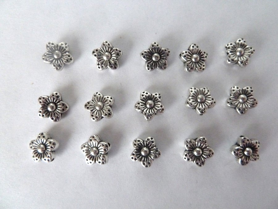 flower spacer beads