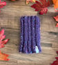 Dog Neck Warmer Snood - Handknit - Chunky Tweed - Purple - Image 3