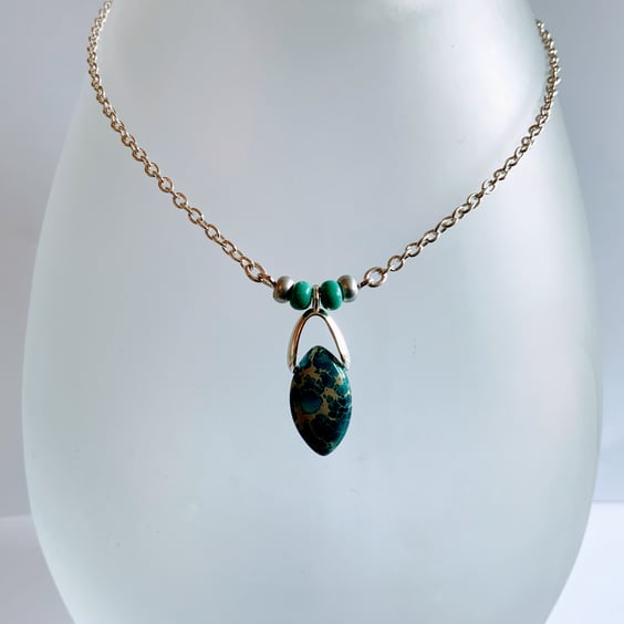 Gemstone Pendant Necklace.