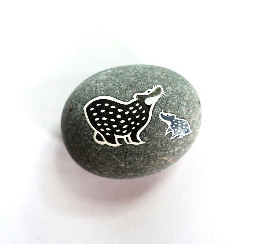 Baby Badger Stone - MADE TO ORDER