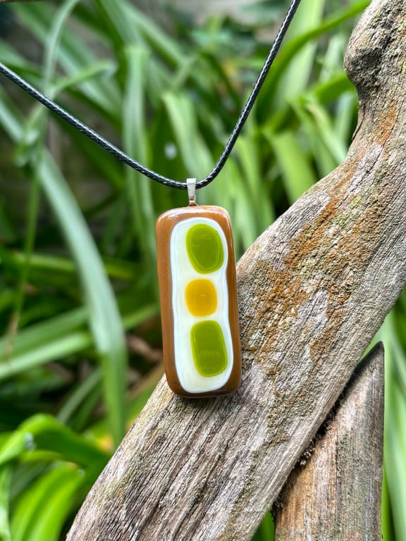 Handmade Reactive Glass Pendant