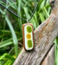 Handmade Reactive Glass Pendant