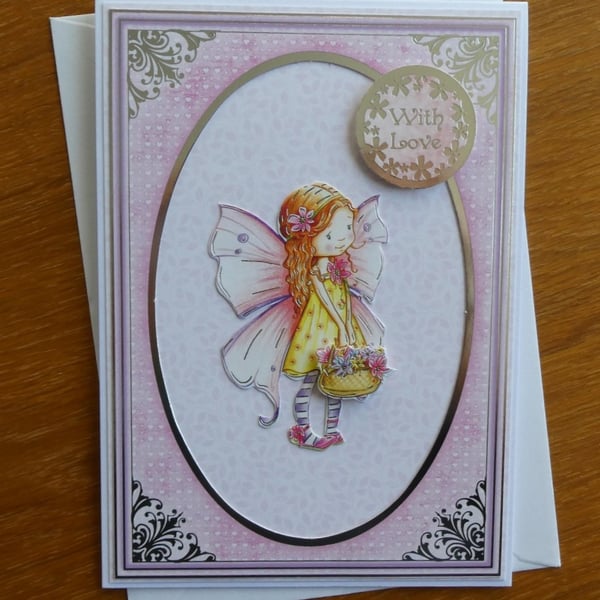 Fairy with Basket Card