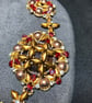 The Tudor Life seed bead and crystal necklace and earring set - Image 8