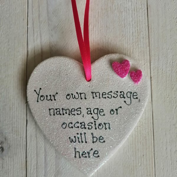 PERSONALISED with your own message