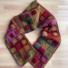 Crochet Autumn Scarf