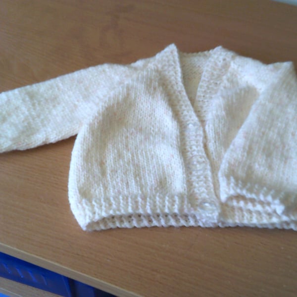 14 inch V Neck Baby Cardigan