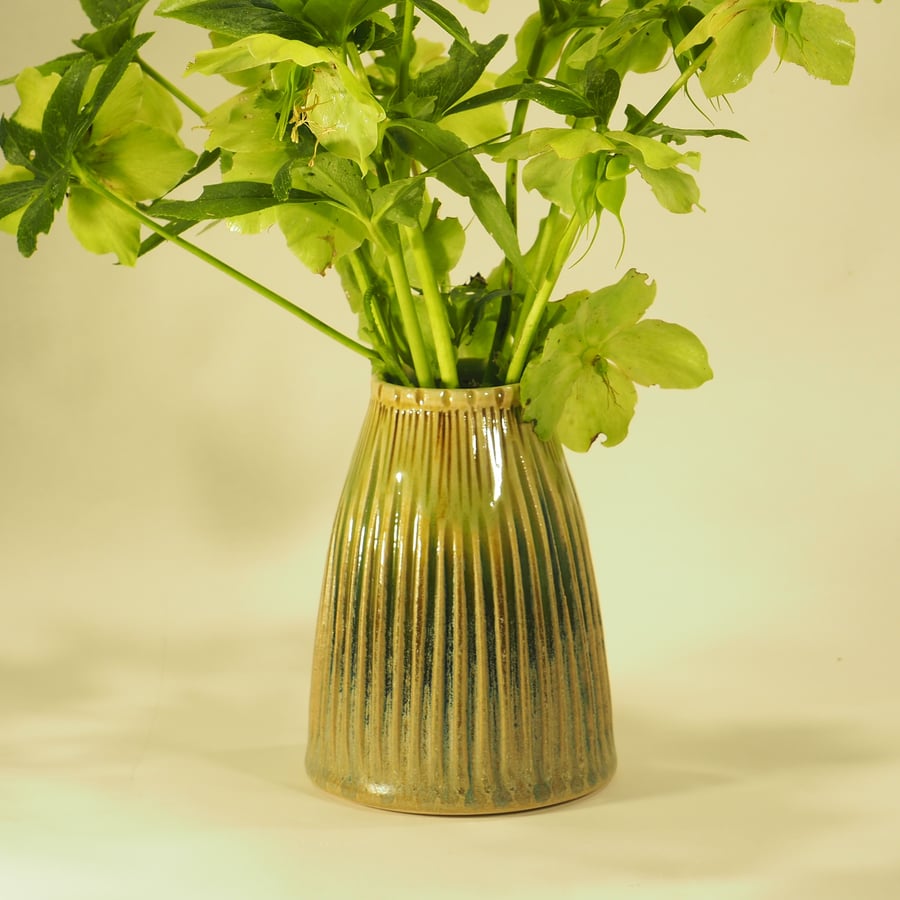 Groovy Green Posy Vase