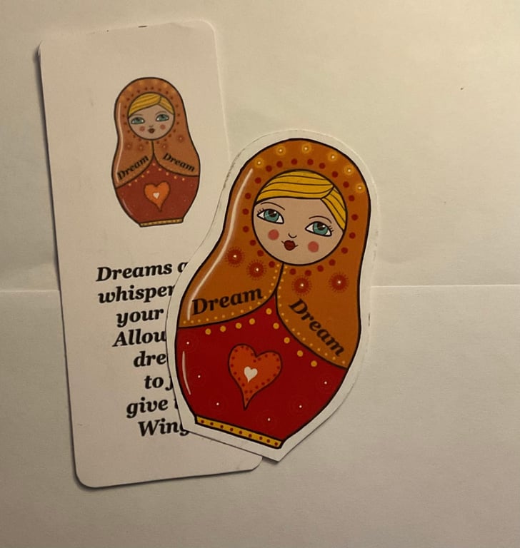Dream Russian doll sticker