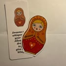 Dream Russian doll sticker