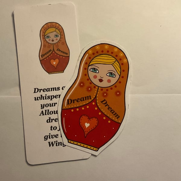 Dream Russian doll sticker