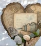Seaside Heart Wall Hanging – Coastal Driftwood, Sea Glass & Shell Decoration - Image 6
