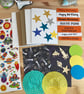 Kids Card Making Kit - Space Craft Kit - Image 1