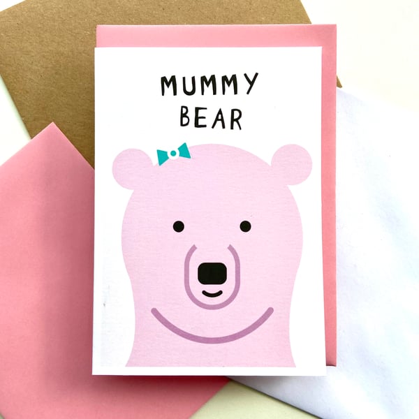 Mummy Bear Card