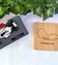 F1 Race Track Coasters - Wood Engraved  - Image 5