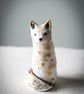 Small Arctic Fox Sculpture