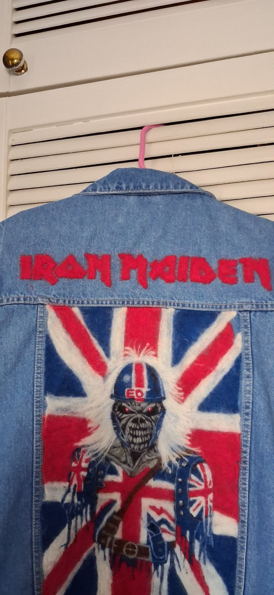 Upcycled denim waiscoat