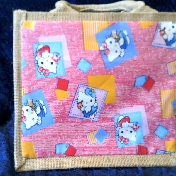 Hello Kitty Small Jute Bag