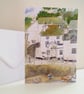 Blank greetings card A5 Blue Peter pub Polperro  - Image 3