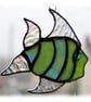Tropical Fish Suncatcher Stained Glass Handmade - Image 5
