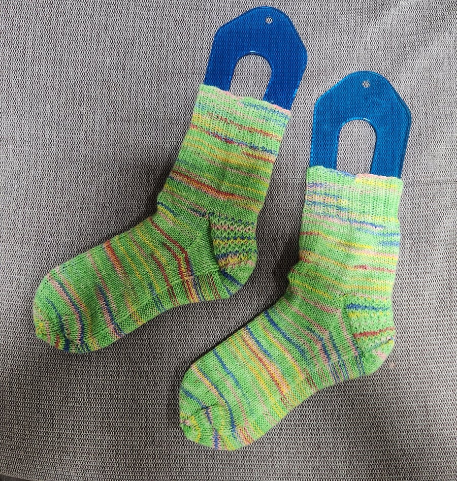 Hand Knit Short Socks with Princess Sole