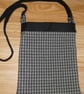 Small Messenger, Crossbody. Unisex bag. Shoulder bag. Black - Image 4