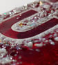 Handmade Fused Glass Mum, Dad or Nan Hanging Suncatcher Picture - Mothers Day - Image 6