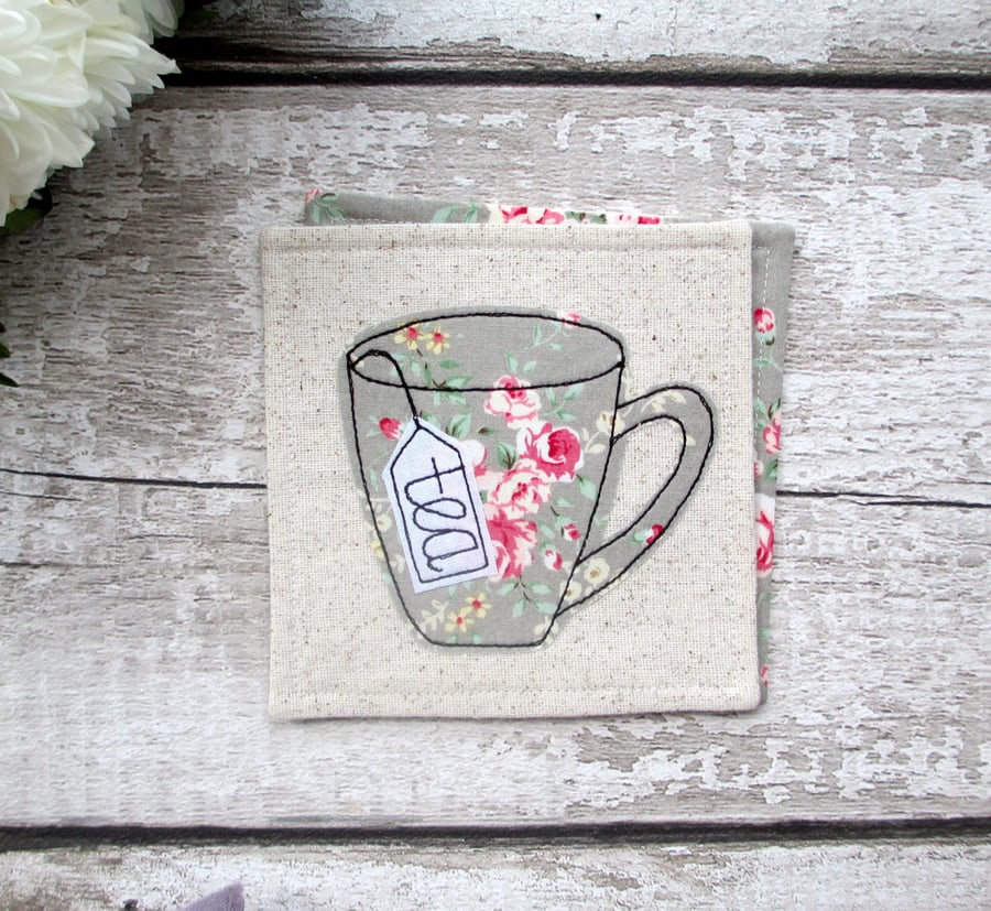 Coaster, tea mug coaster