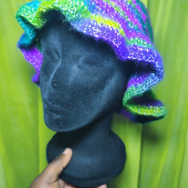 Lavendar Earth Cosmic Dust Glitter Bucket Hat