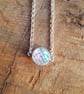 Handmade holographic mermaid scale cabochon choker necklace - Image 2