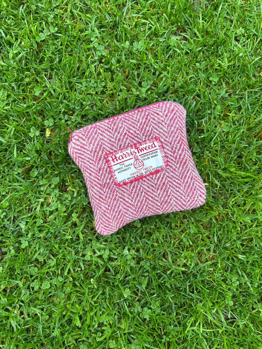 Harris Tweed wool purse - Folksy