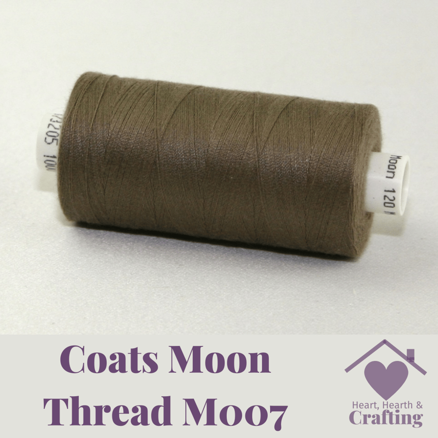 Sewing Thread Coats Moon Polyester – Brown M007