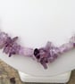 Lavender Amethyst Rectangles and Nuggets Endless Necklace 24 Inch - Image 2