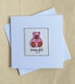 Personalised New Baby Teddy Bear Card - Image 2