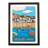 Falmouth travel poster print by Susie West