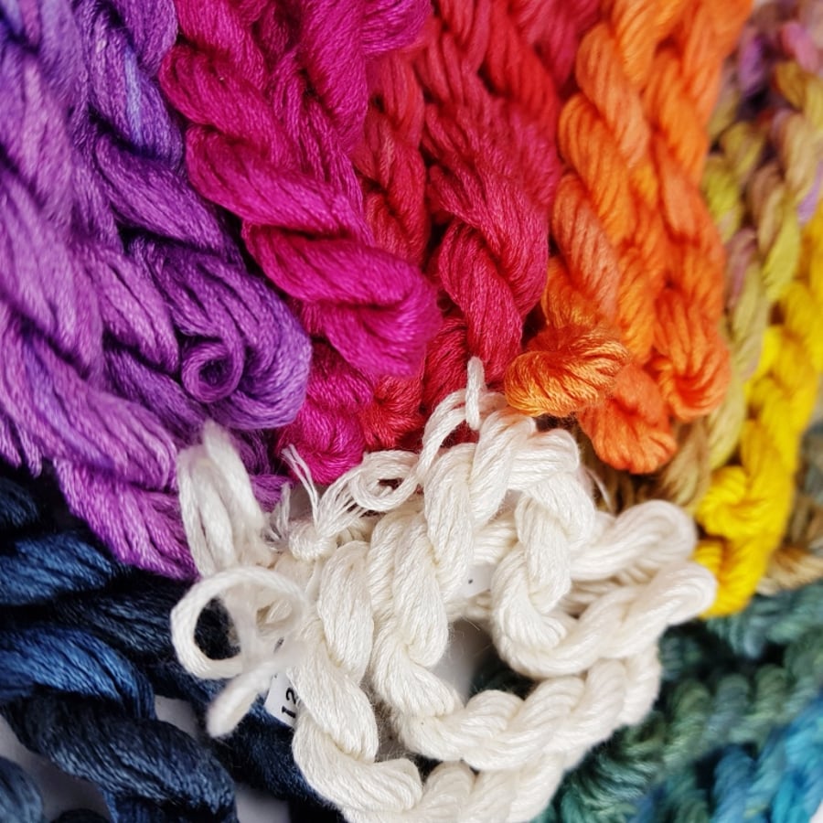 Stranded Silk Embroidery Thread, 12-strand silk, Embroidery Floss