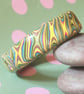 Bangle - Twisting Swirls - Handmade - Unique Retro Psychedelia  - Polymer Clay - Image 1