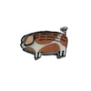 Literary Animal Farm Orwell Pig Brooch by EllyMental